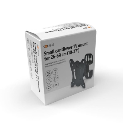 Solight malý naklápěcí držák pro ploché TV, 26cm - 69cm (10'' - 27'') - foto č. 5