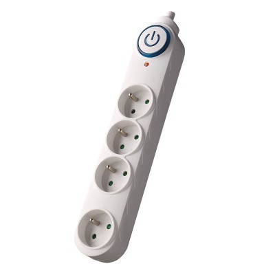 Solight přepěťová ochrana, 150J, 4 zásuvky, 3m, bílá - foto č. 2
