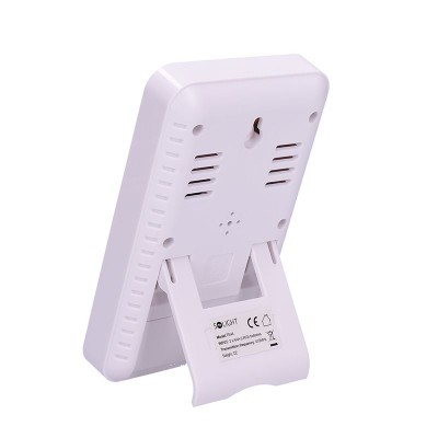 Solight bezdrátový teploměr, teplota, čas, budík, bílý - foto č. 6