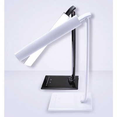 Solight LED stolní lampička stmívatelná, 12W, volba teploty světla, USB, bílý lesk - foto č. 8