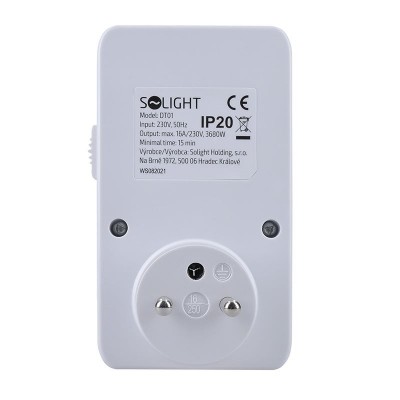 Solight časový spínač, 24 h., 1 režim - foto č. 7