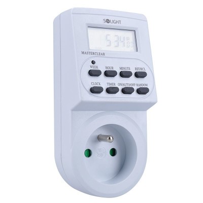 Solight časový spínač digitální, displej, 16 režimů - foto č. 4