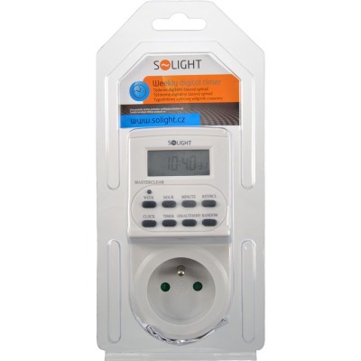 Solight časový spínač digitální, displej, 16 režimů - foto č. 2