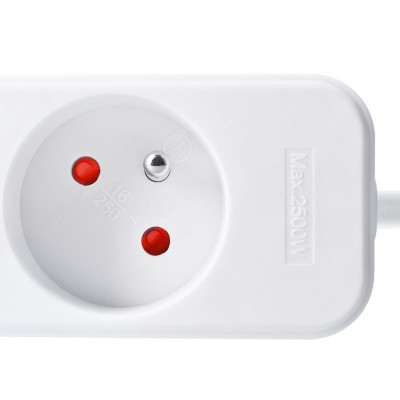 Solight prodlužovací přívod, 3 zásuvky, bílý, 3m - foto č. 2