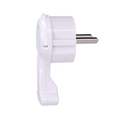 Solight zástrčka úhlová, nízký profil od stěny, IP20, bílá - foto č. 3