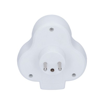 Solight rozbočka, 3 x 10A, bílá, vypínač - foto č. 3