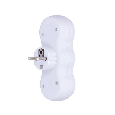 Solight rozbočka, 3 x 10A, bílá - foto č. 3