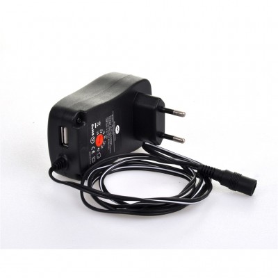 Solight univerzální síťový adaptér 2500mA, stabilizovaný, výměnné konektory - foto č. 2