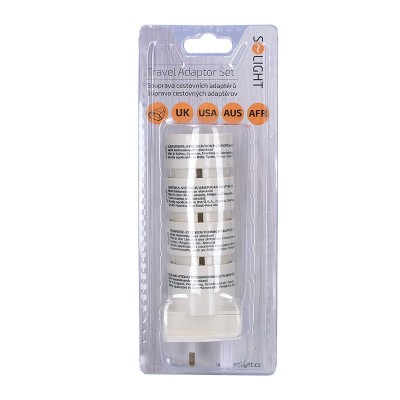 Solight cestovní adaptér, univerzální, neuzemněný - foto č. 6