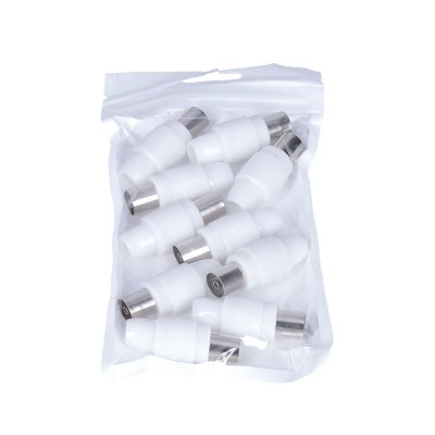 Solight anténní COAX zdířka přímá, 10ks, sáček - foto č. 2