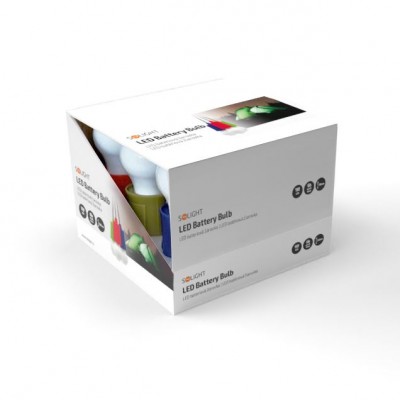 Solight LED svítilna - žárovka, 50lm, 1W, 3 x AAA, display box - foto č. 3
