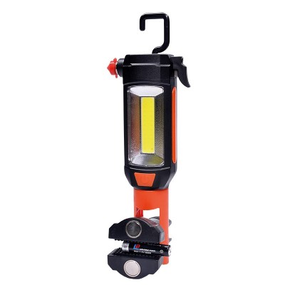 Solight LED multifunkční světlo, 180+70lm, 3W COB + 1W LED, klip, magnet, flexibilní, 3x AAA - foto č. 3