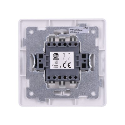 Solight vypínač Slim č. 5 sériový - lustrový, bílý - foto č. 2