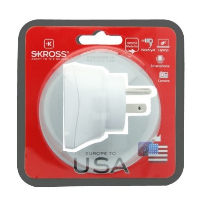 SKROSS cestovní adaptér do Spojených států, typ B - foto č. 6