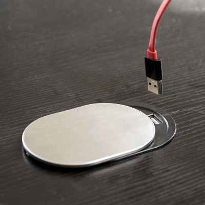 Solight 1x vestavná zásuvka + 1x USB s posuvným víčkem, délka 1,9m, USB 2400mA - foto č. 4