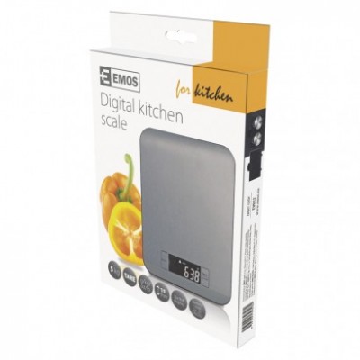 Digitální kuchyňská váha EV012, stříbrná (1 ks) - foto č. 9