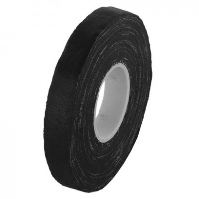 Izolační páska textilní 15mm / 15m černá (1 ks) - foto č. 7