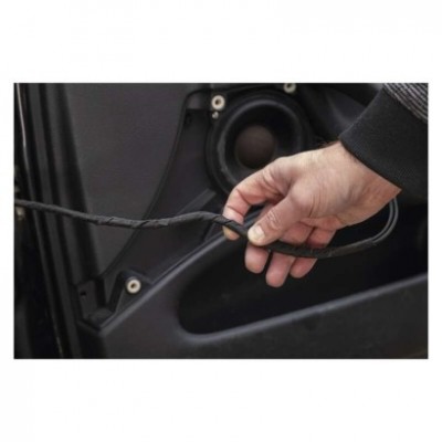 Izolační páska textilní 15mm / 15m černá (1 ks) - foto č. 8