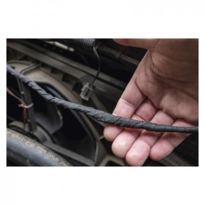 Izolační páska textilní 15mm / 15m černá (1 ks) - foto č. 12