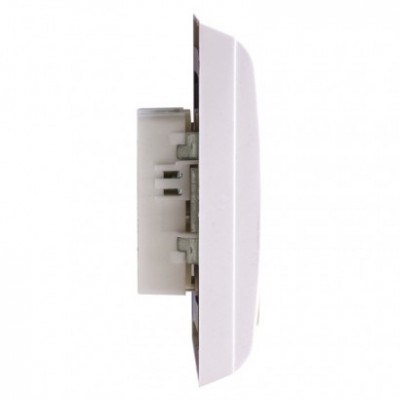 Zásuvka dvojitá PRAKTIK 4FN15088.901, bílá (1 ks) - foto č. 2