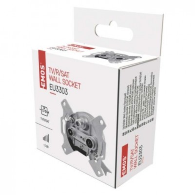 Účastnická zásuvka EU 3303 koncová (1 ks) - foto č. 3