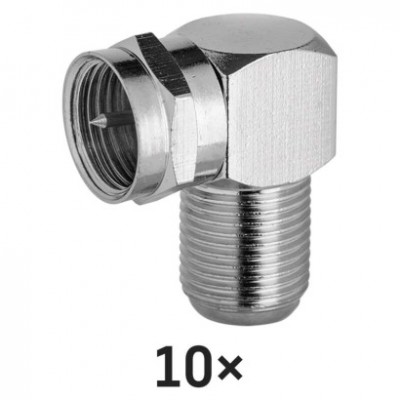 Redukce F vidlice - F zásuvka (10 ks) - foto č. 8