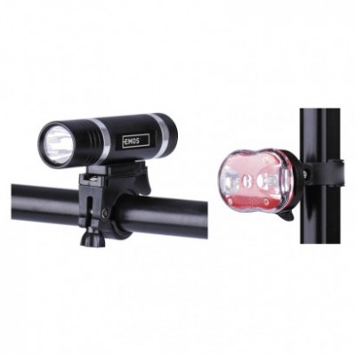 LED přední + zadní svítilna na kolo P3920 na 5× AAA, 150 lm (1 ks) - foto č. 7