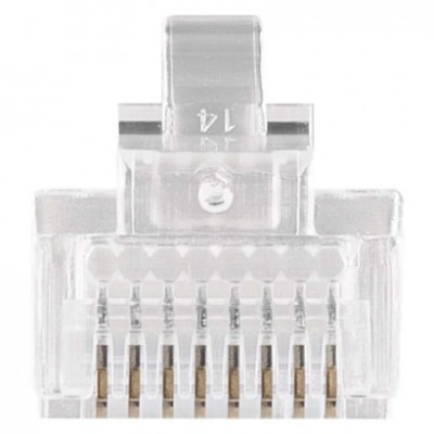 Konektor pro UTP kabel (drát), průhledný (20 ks) - foto č. 3