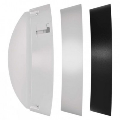 LED přisazené svítidlo ZURI, kruhové černá/bílá 14W teplá bílá (1 ks) - foto č. 6