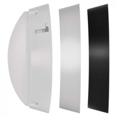 LED přisazené svítidlo ZURI, kruhové černá/bílá 14W teplá bílá (1 ks) - foto č. 10