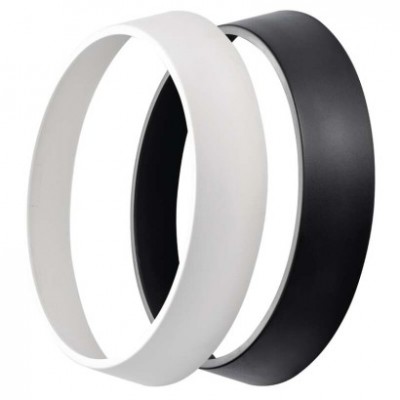 LED přisazené svítidlo ZURI, kruhové černá/bílá 14W teplá bílá (1 ks) - foto č. 17