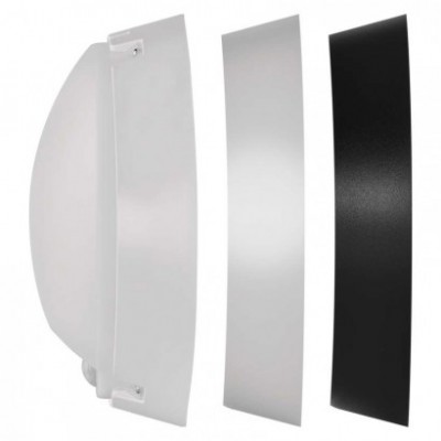 LED přisazené svítidlo ZURI s pohyb. čidl., kruhové č/b 14W t.b. (1 ks) - foto č. 6