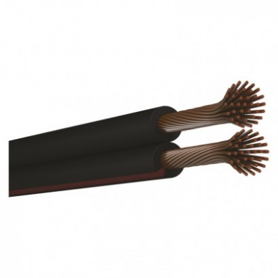 Dvojlinka nestíněná 2x0,75mm černo/rudá, 100m (100 m) - foto č. 3