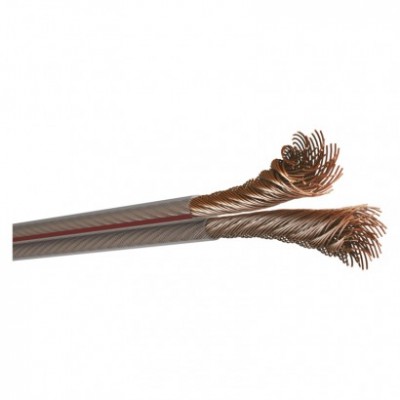 Dvojlinka nestíněná 2x1,0mm průhledná, 100m (100 m) - foto č. 3