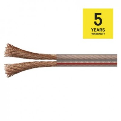 Dvojlinka nestíněná 2x1,0mm průhledná, 100m (100 m) - foto č. 8