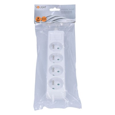 Solight vícenásobná zásuvka, 4 zásuvky - foto č. 4