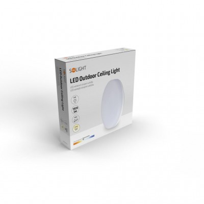 Solight LED venkovní osvětlení, přisazené, kulaté, IP54, 24W, 1920lm, 4000K, 28cm - foto č. 9
