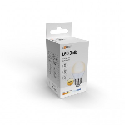 Solight LED žárovka, miniglobe, 4W, E27, 3000K, 340lm - foto č. 2