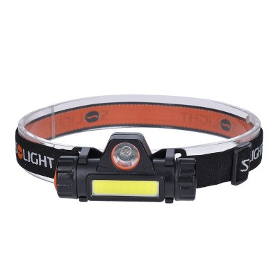 Solight LED čelová nabíjecí svítilna, 3W + COB,150 + 60lm, Li-Ion - foto č. 3