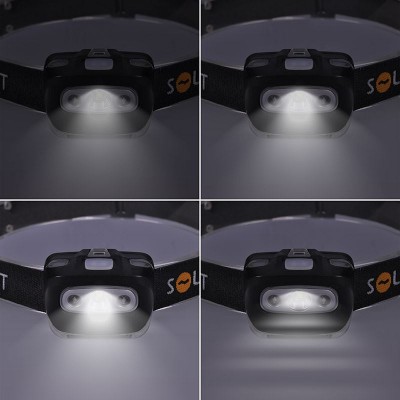 Solight LED čelová svítilna, 3W + červené světlo, 3x AAA - foto č. 2