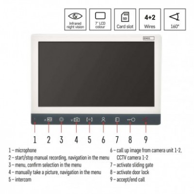 Sada videotelefonu EMOS EM-10AHD (1 ks) - foto č. 41