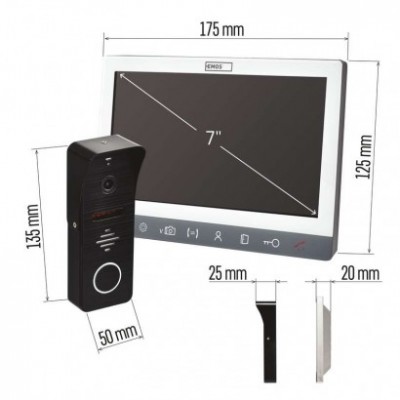 Sada videotelefonu EMOS EM-10AHD (1 ks) - foto č. 44