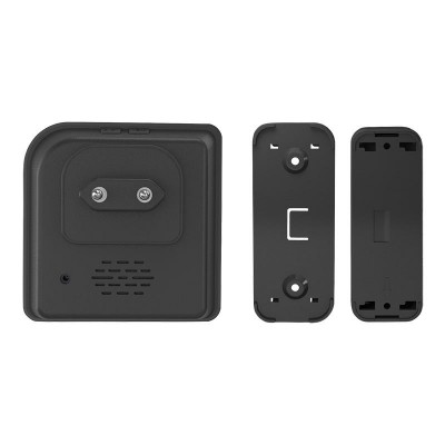 Solight bezdrátový zvonek, do zásuvky, 200m, černý, learning code - foto č. 2