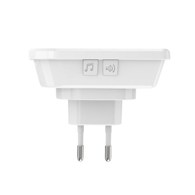 Solight bezdrátový zvonek, 2 tlačítka, do zásuvky, 200m, bílý, learning code - foto č. 4