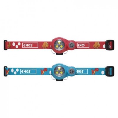 Dětská LED čelovka Dino, 2× CR2032, 8 ks, display box (8 ks) - foto č. 10