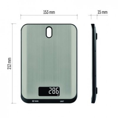 Digitální kuchyňská váha EV026, stříbrná (1 ks) - foto č. 17