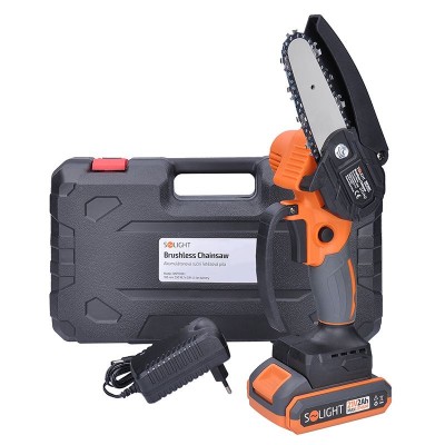 Solight ruční akumulátorová pila 21V, lišta 100mm - foto č. 2