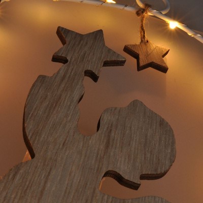 Solight LED závěsná dekorace - anděl, 20x LED, 2xAA - foto č. 4